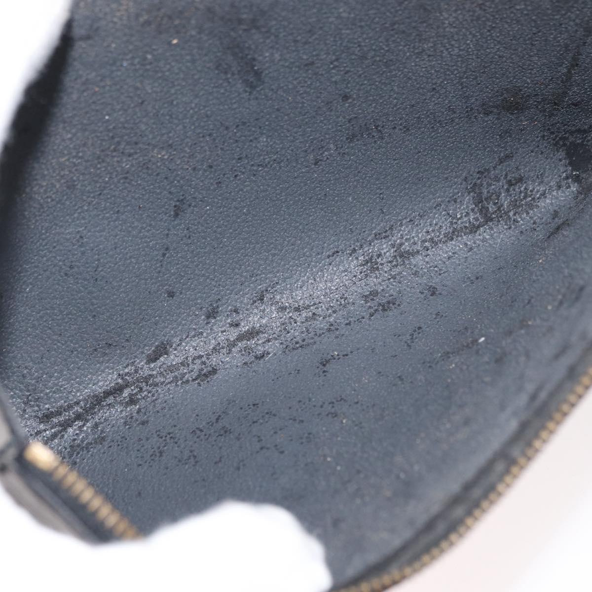 LOUIS VUITTON Epi Pochette Accessoires Pouch Black M52982 LV Auth bs35118