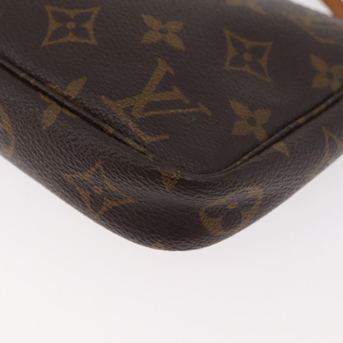 LOUIS VUITTON Monogram Pochette Accessoires Pouch M51980 LV Auth bs35121