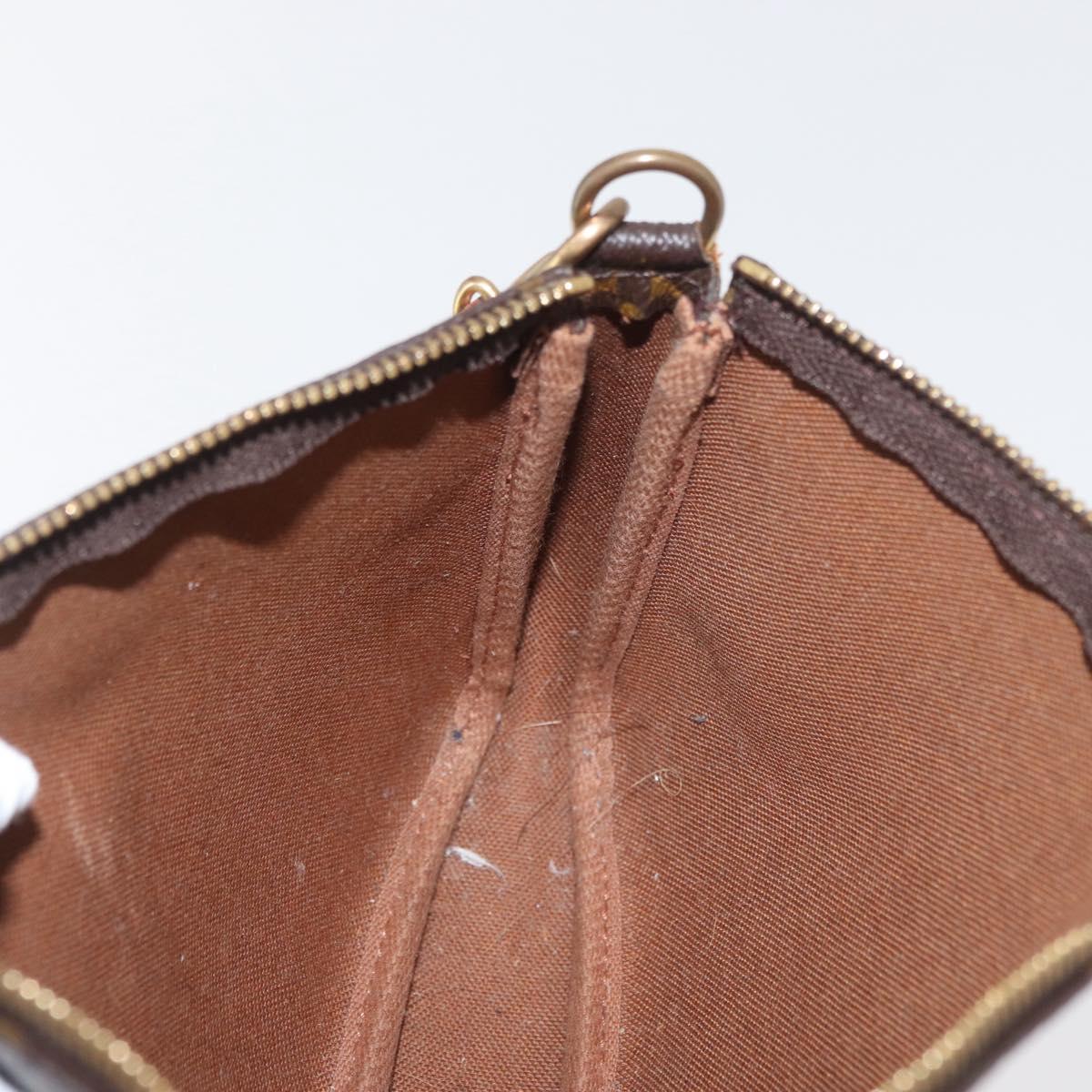 LOUIS VUITTON Monogram Pochette Accessoires Pouch M51980 LV Auth bs35121