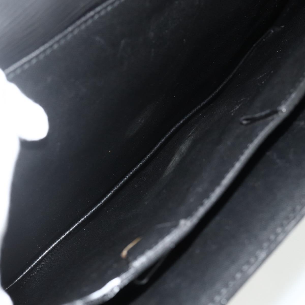 LOUIS VUITTON Epi Serviette Ambassador Business Bag Black M54412 LV Auth bs35128