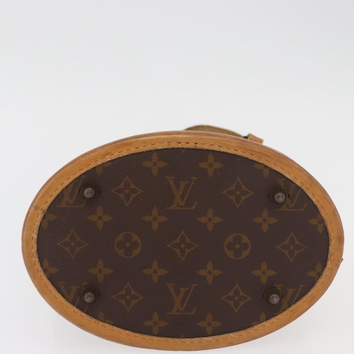 LOUIS VUITTON Monogram Bucket PM Shoulder Bag USA limited M42238 LV Auth bs35132