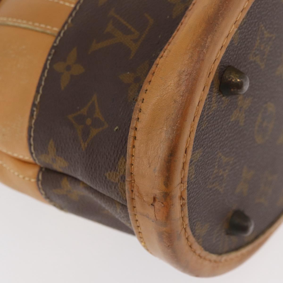 LOUIS VUITTON Monogram Bucket PM Shoulder Bag USA limited M42238 LV Auth bs35132