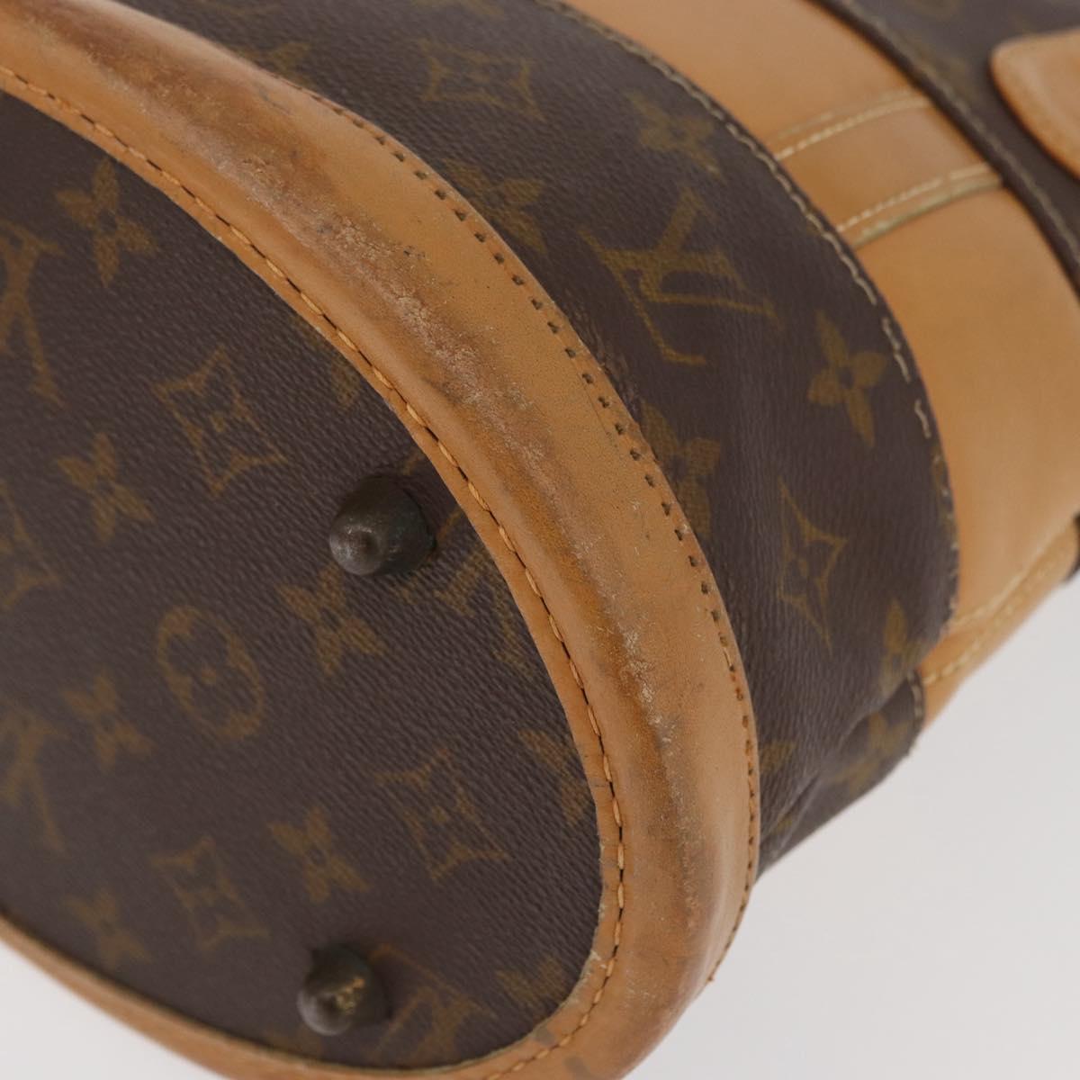LOUIS VUITTON Monogram Bucket PM Shoulder Bag USA limited M42238 LV Auth bs35132