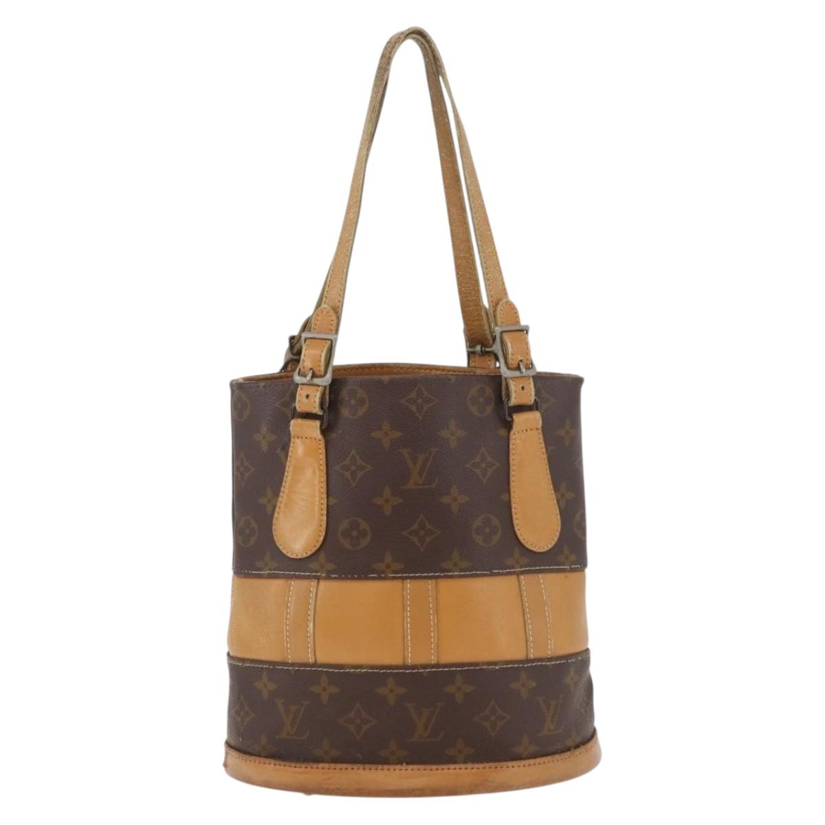 LOUIS VUITTON Monogram Bucket PM Shoulder Bag USA limited M42238 LV Auth bs35132