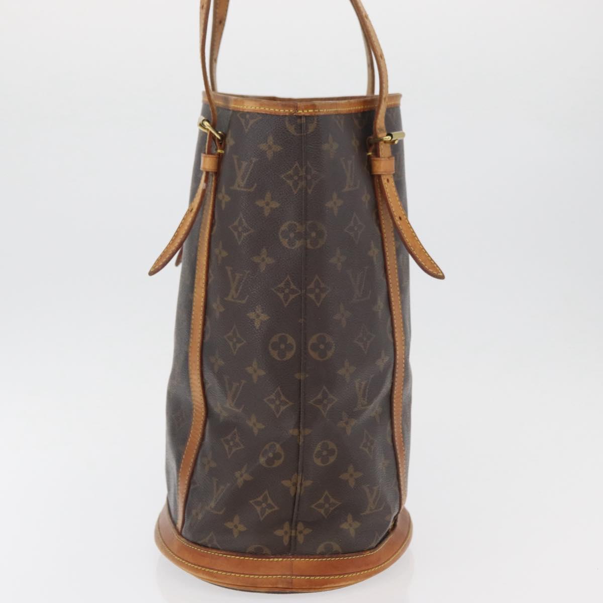 LOUIS VUITTON Monogram Bucket GM Shoulder Bag M42236 LV Auth bs35133