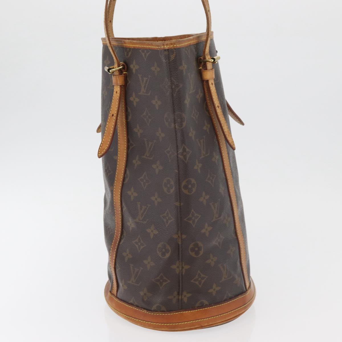 LOUIS VUITTON Monogram Bucket GM Shoulder Bag M42236 LV Auth bs35133