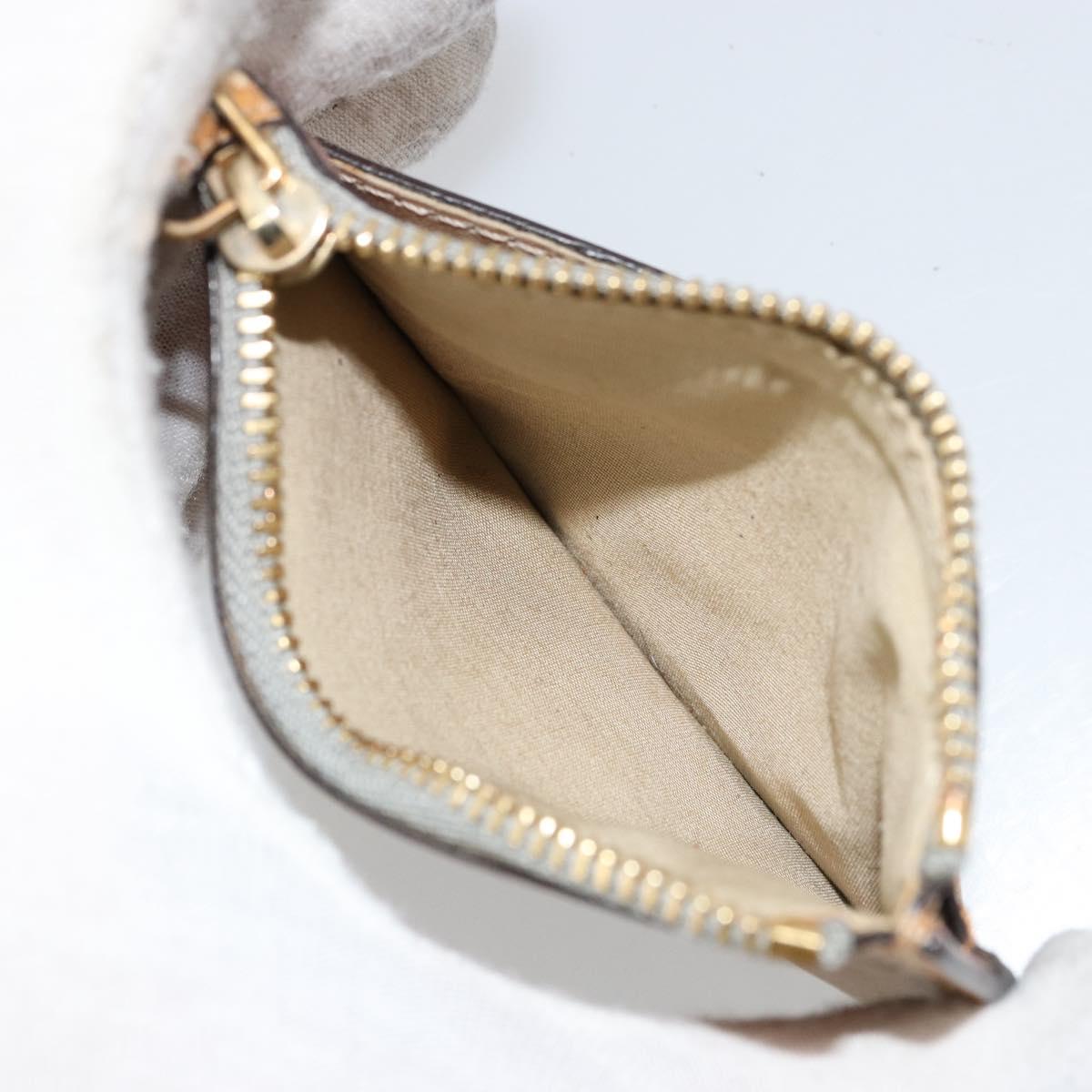 Chloe Tote Bag Leather Beige Gold Auth bs35139