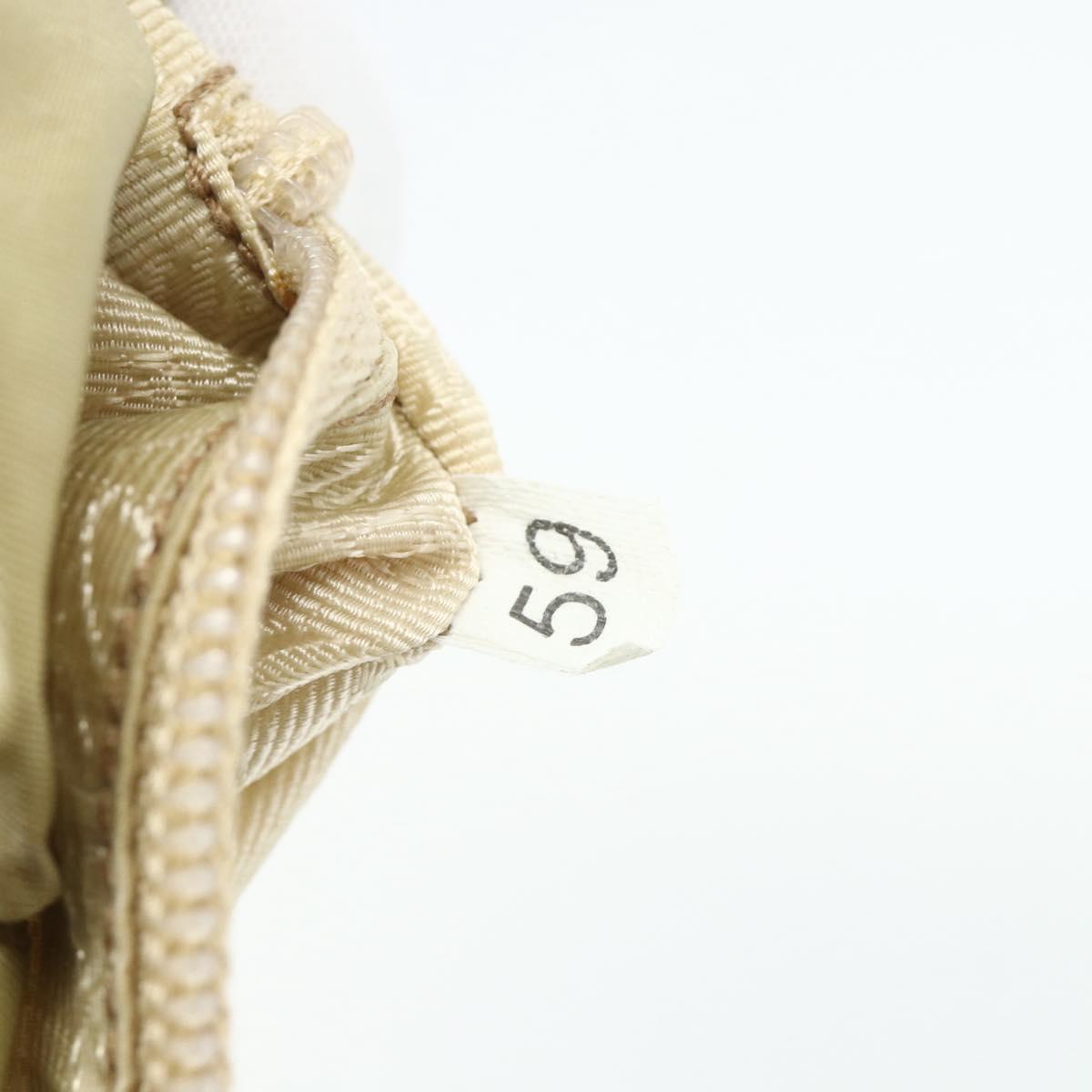 PRADA Backpack Nylon Khaki Silver Auth bs35144