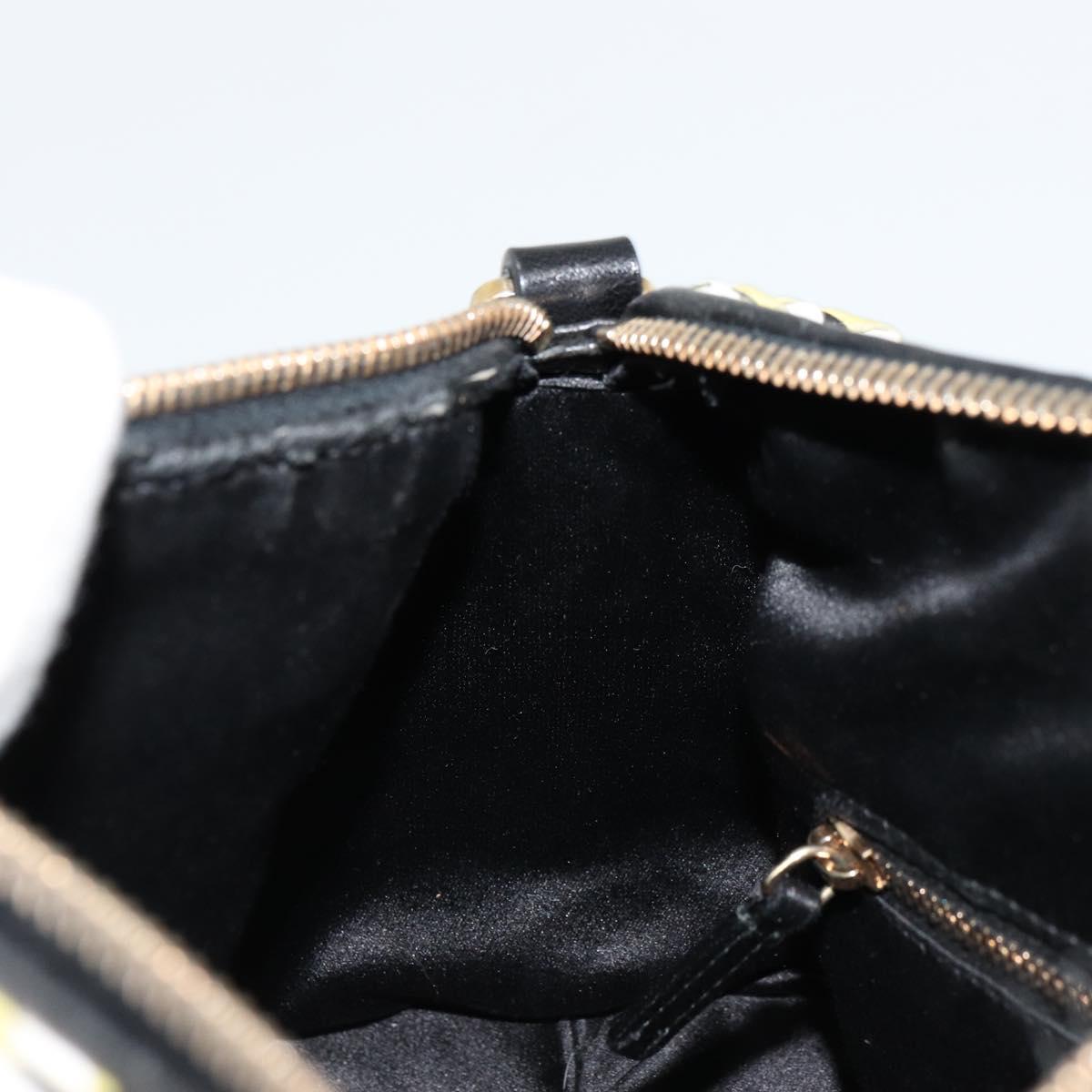 PRADA Shoulder Bag Leather Yellow Gold Auth bs35156
