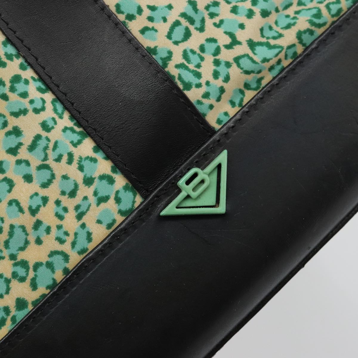 BOTTEGA VENETA Shoulder Bag Nylon Green Auth bs35159
