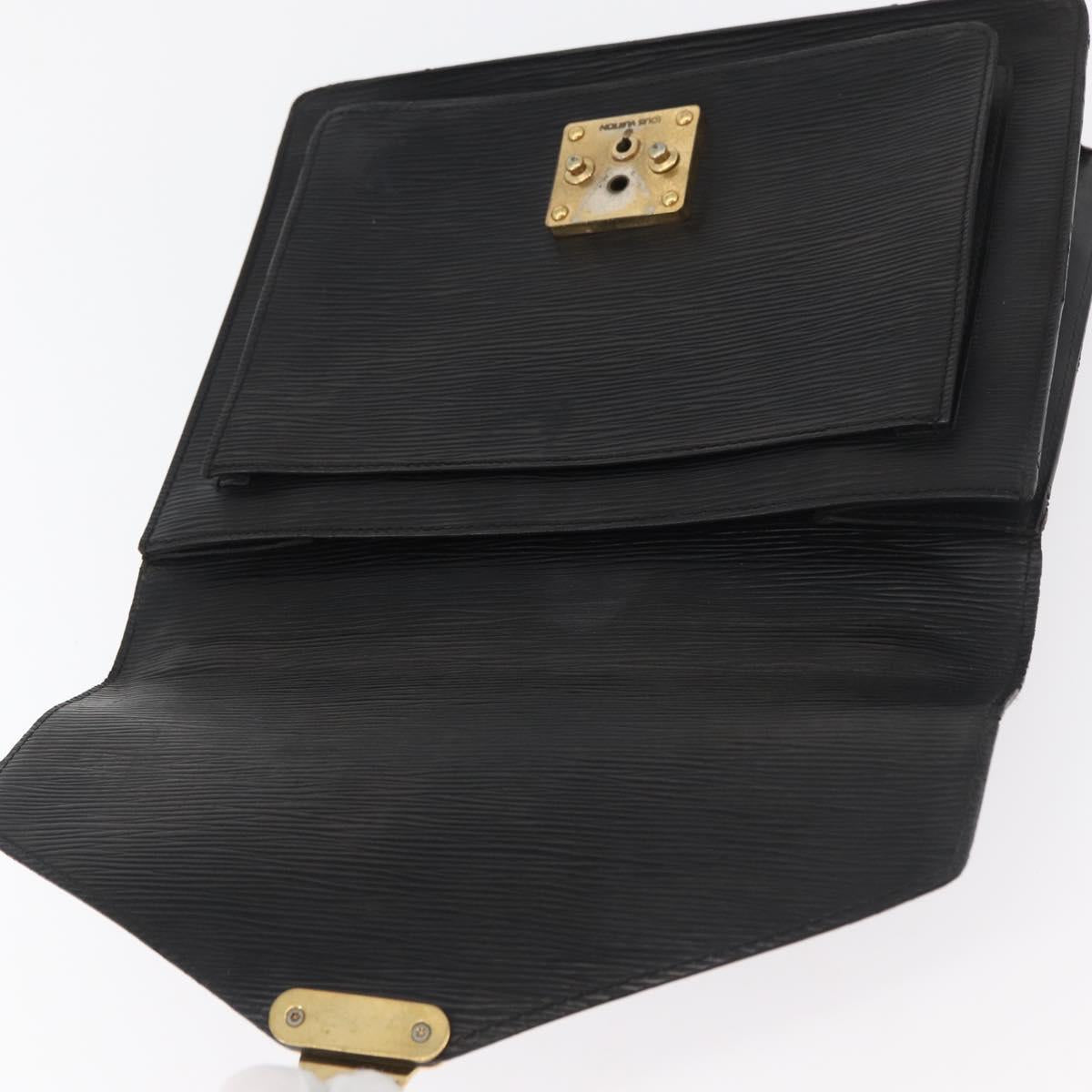 LOUIS VUITTON Epi Monceau 28 Hand Bag Black M52122 LV Auth bs35160