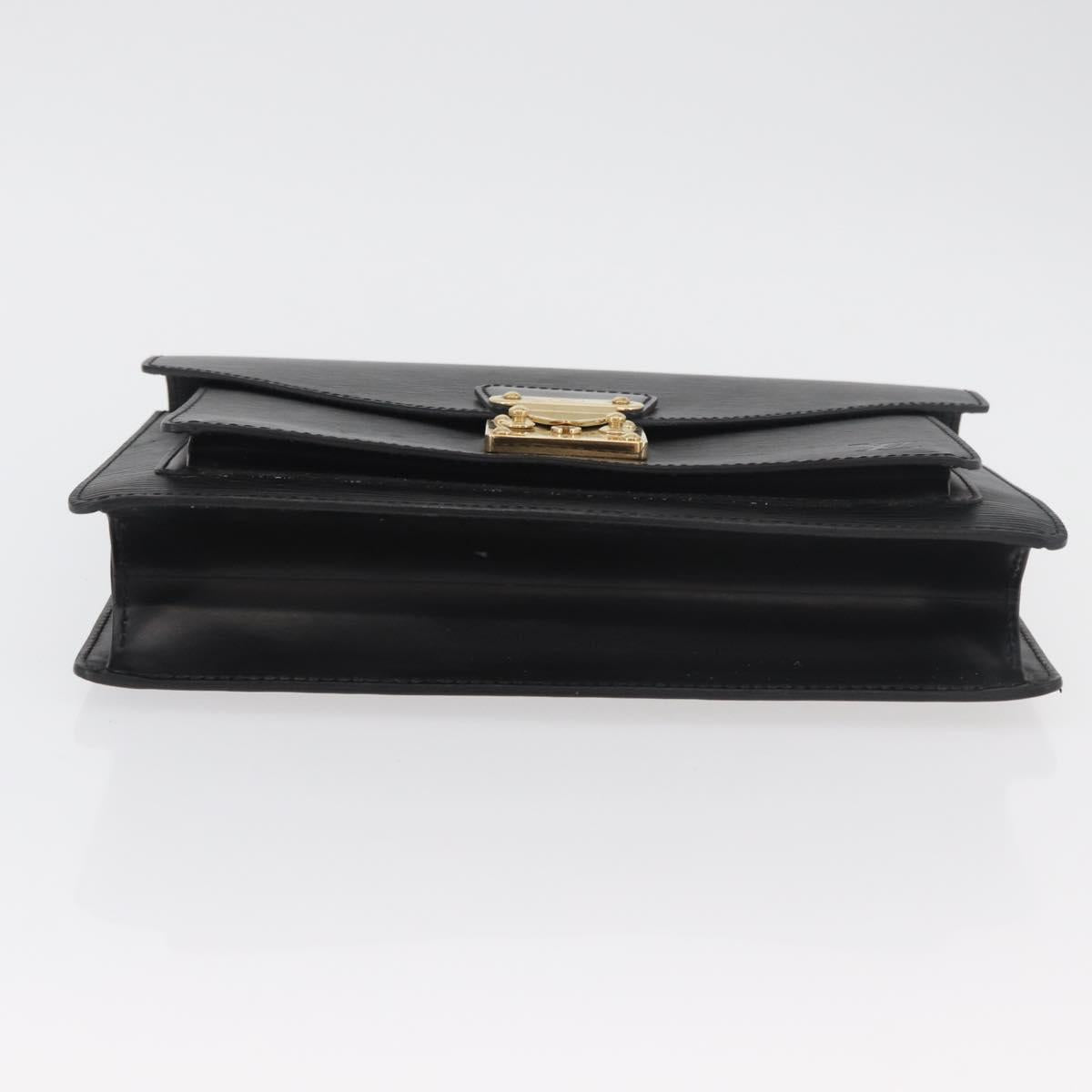 LOUIS VUITTON Epi Monceau 28 Hand Bag Black M52122 LV Auth bs35162