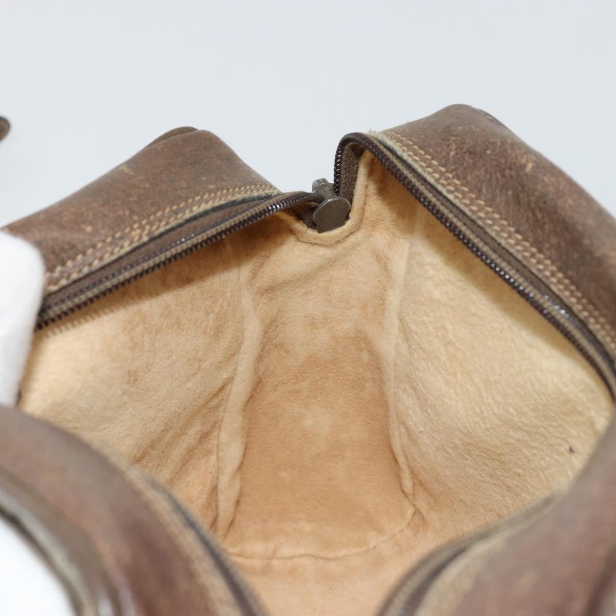 GUCCI GG Supreme Web Sherry Line Bag PVC Beige Gold 98 02 004 Auth bs35165