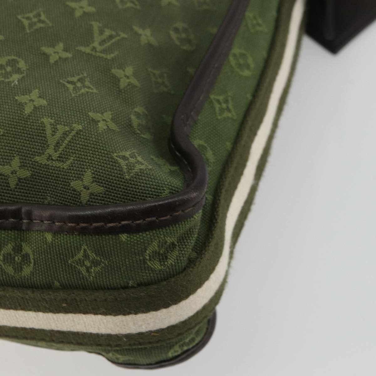LOUIS VUITTON Monogram Mini Besace Mary Kate Bag TST Khaki M92322 Auth bs35166