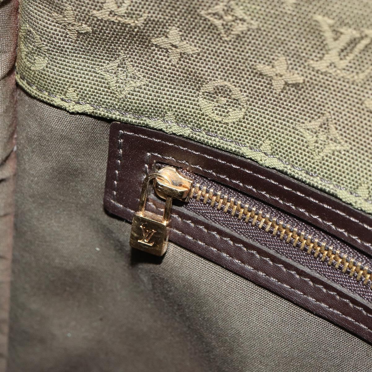 LOUIS VUITTON Monogram Mini Besace Mary Kate Bag TST Khaki M92322 Auth bs35166