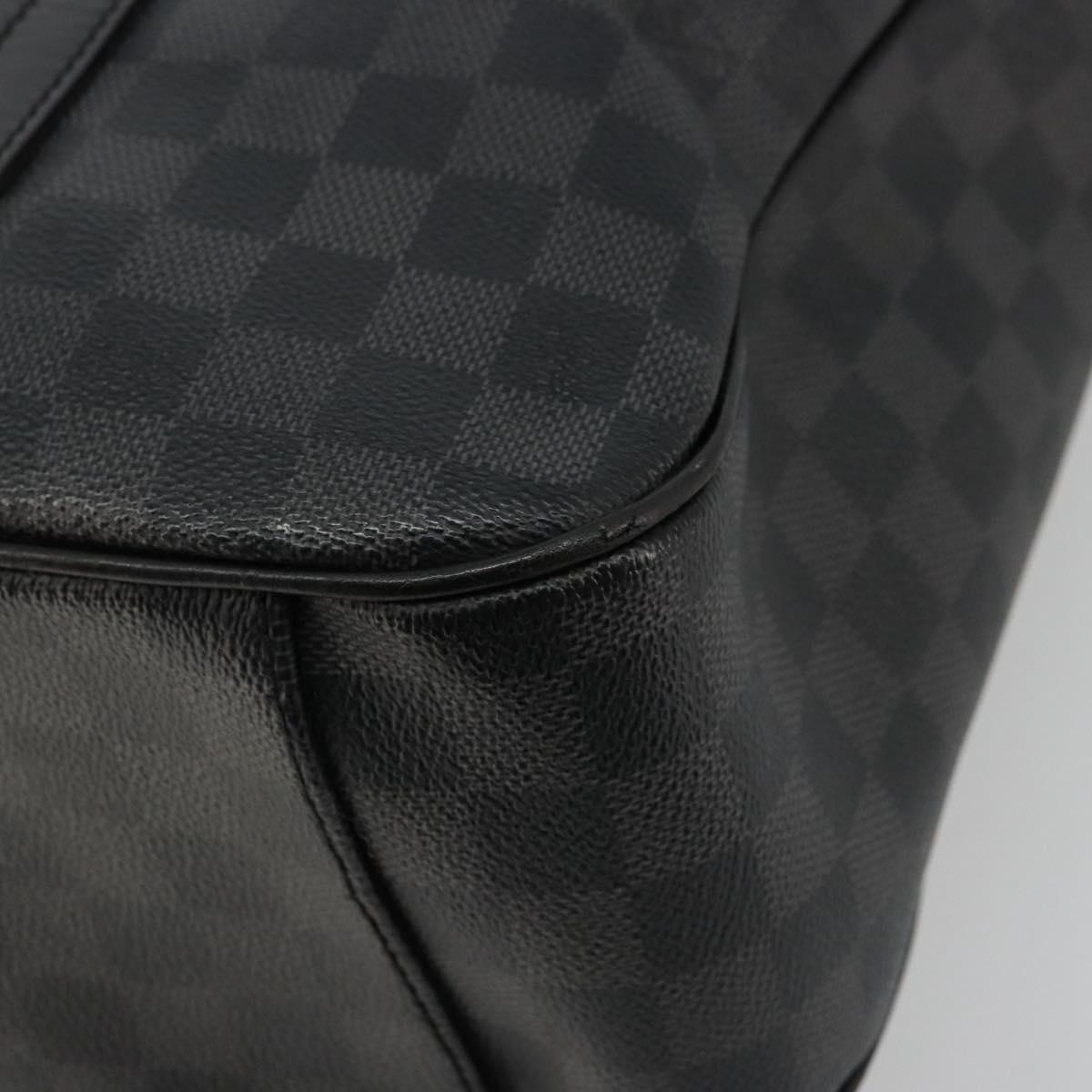 LOUIS VUITTON Damier Graphite Tadao PM Shoulder Bag 2way N41259 LV Auth bs35171