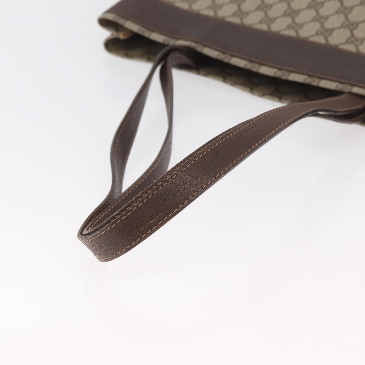 GUCCI GG Supreme Tote Bag PVC Beige 41 02 109 Auth bs35186