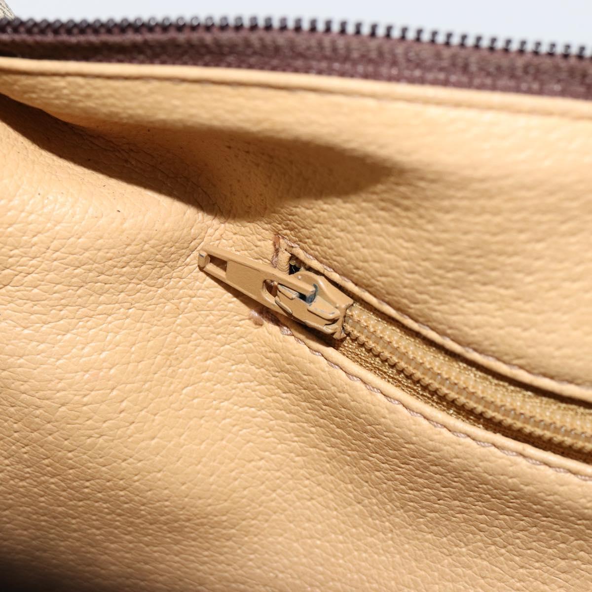 GUCCI GG Supreme Web Sherry Line Shoulder Bag Beige 10 02 008 Auth bs35187