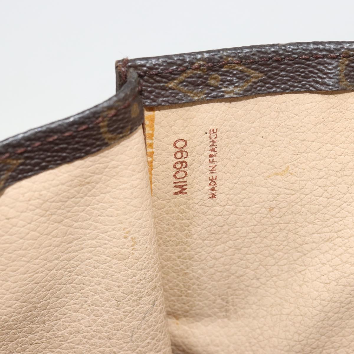 LOUIS VUITTON Monogram Sac Plat Hand Bag M51140 LV Auth bs35196