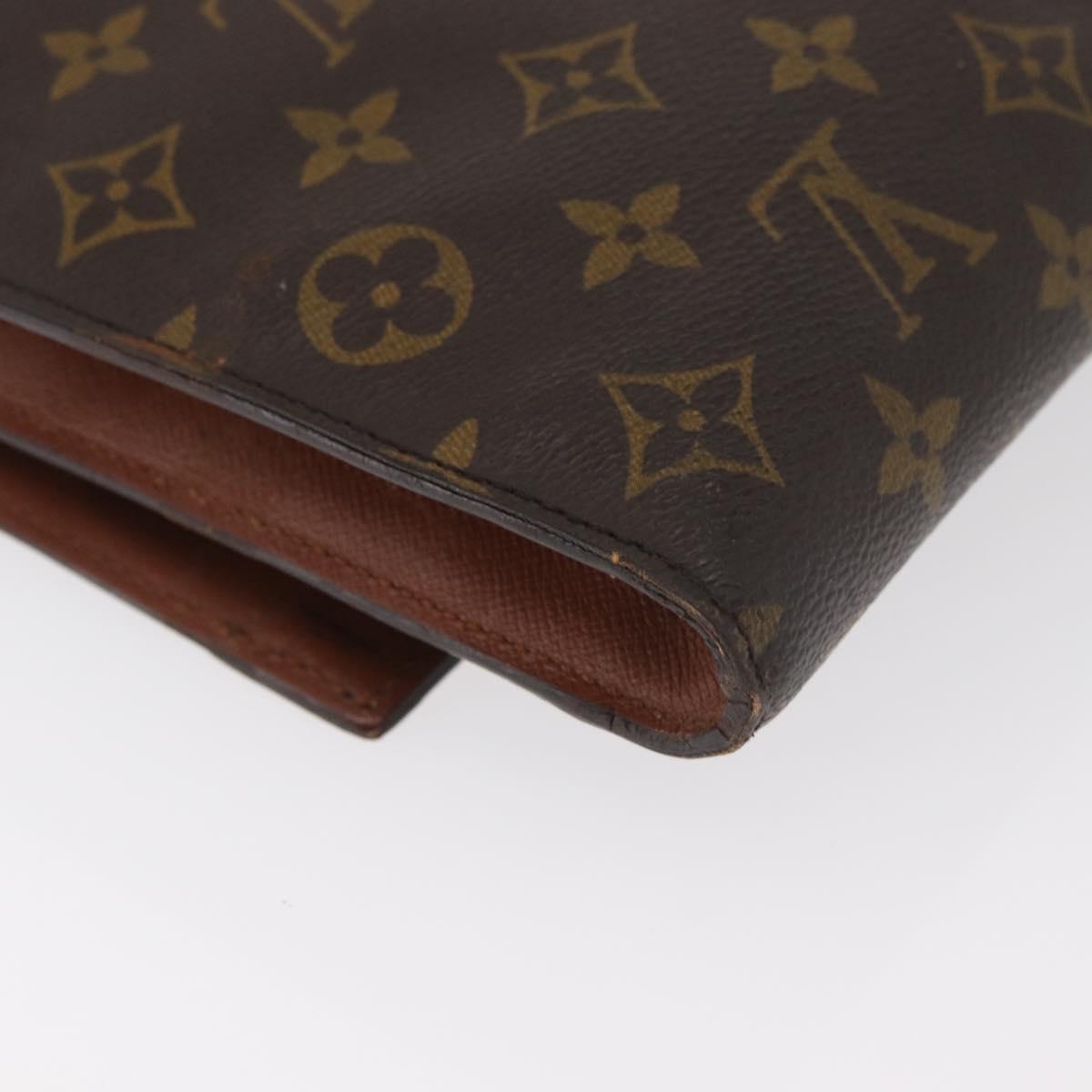 LOUIS VUITTON Monogram Porte envelope Clutch Bag M51801 LV Auth bs35197