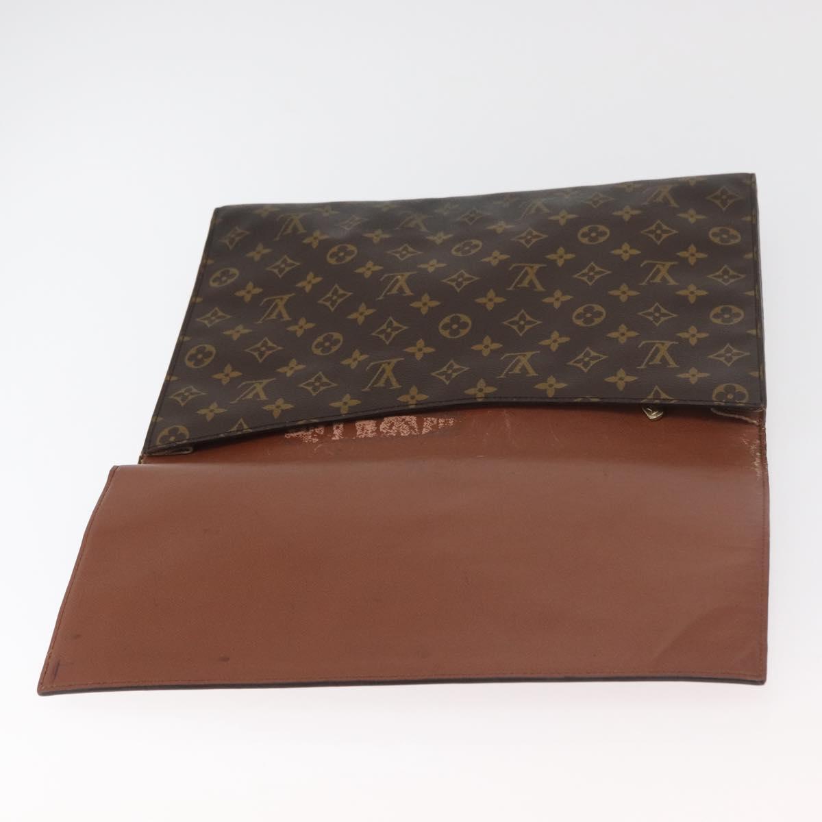 LOUIS VUITTON Monogram Porte envelope Clutch Bag M51801 LV Auth bs35197