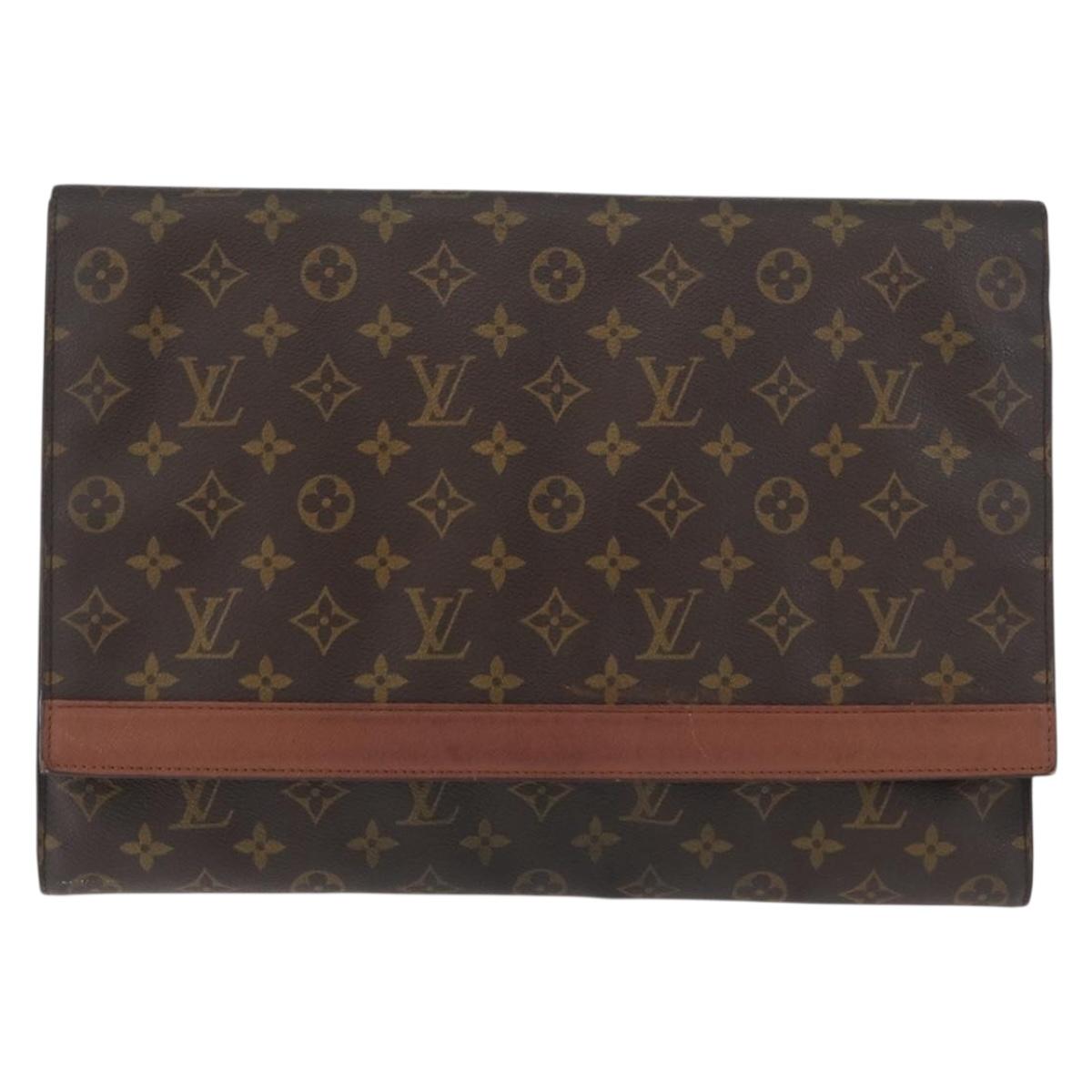 LOUIS VUITTON Monogram Porte envelope Clutch Bag M51801 LV Auth bs35197