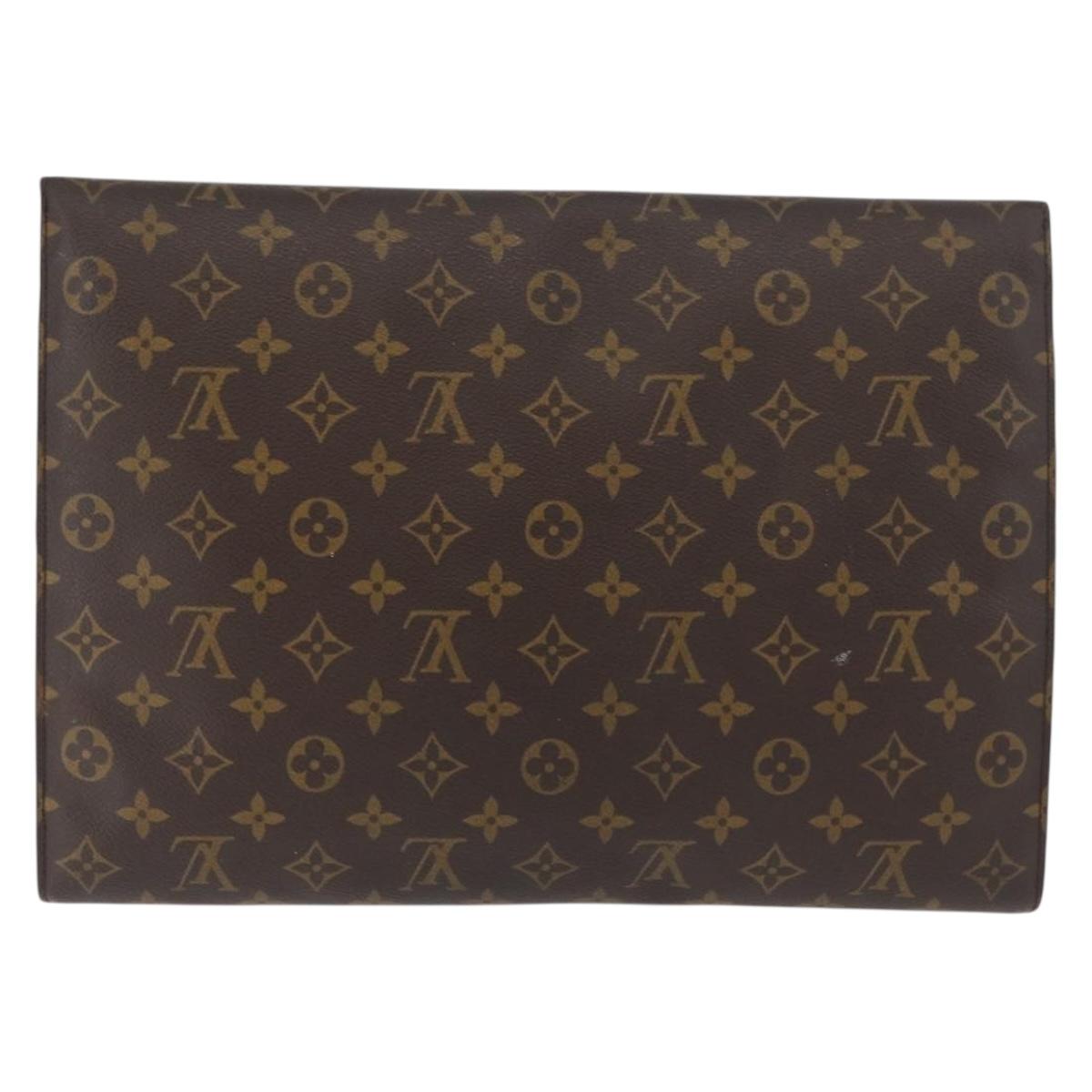 LOUIS VUITTON Monogram Porte envelope Clutch Bag M51801 LV Auth bs35197