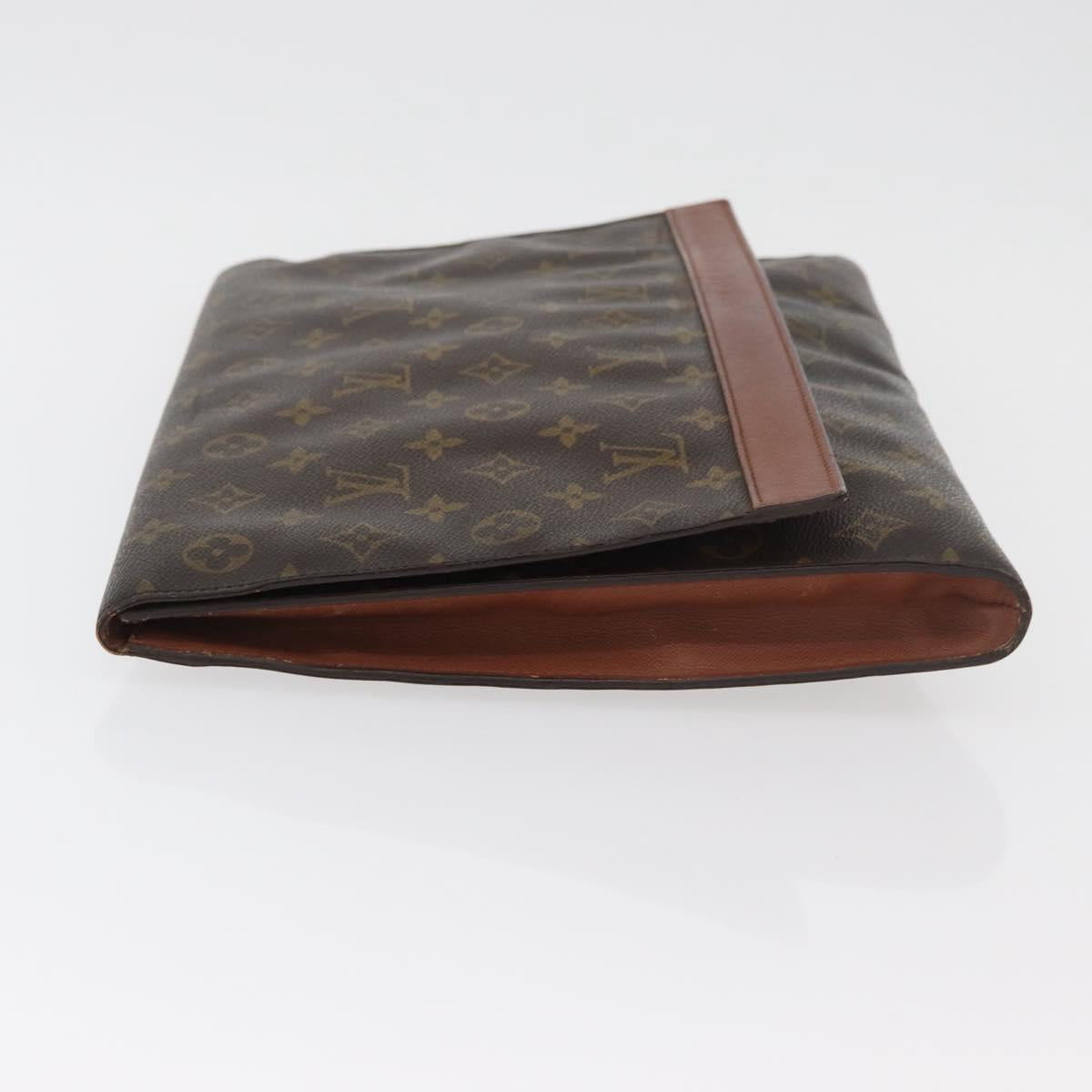 LOUIS VUITTON Monogram Porte envelope Clutch Bag M51801 LV Auth bs35197