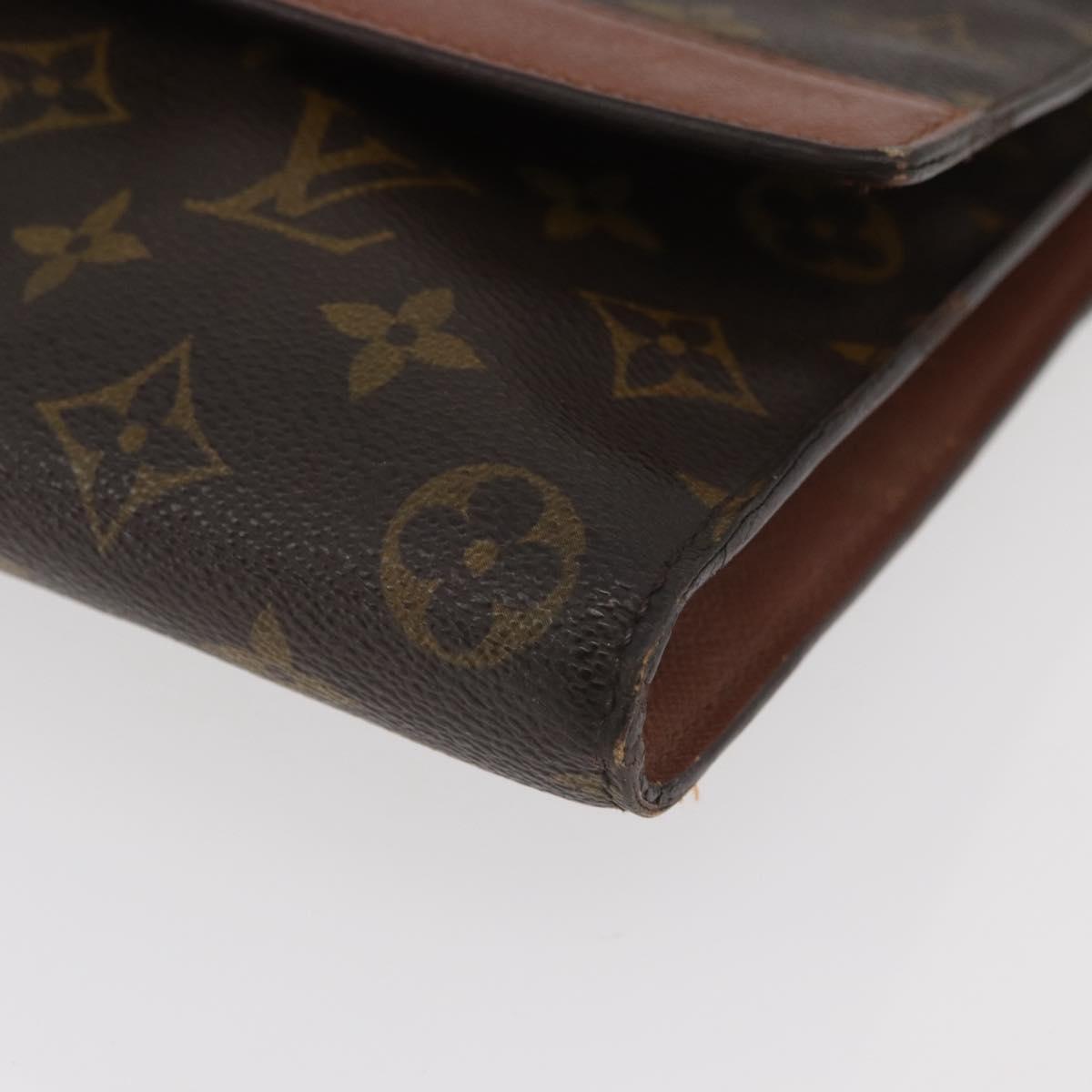LOUIS VUITTON Monogram Porte envelope Clutch Bag M51801 LV Auth bs35197