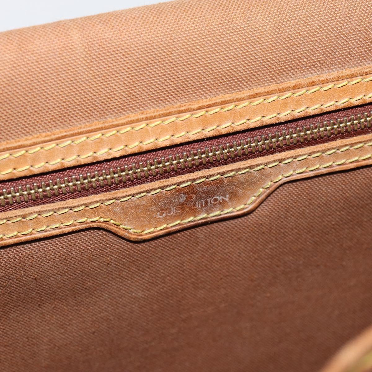 LOUIS VUITTON Monogram Gibeciere GM Shoulder Bag M42246 LV Auth bs35198