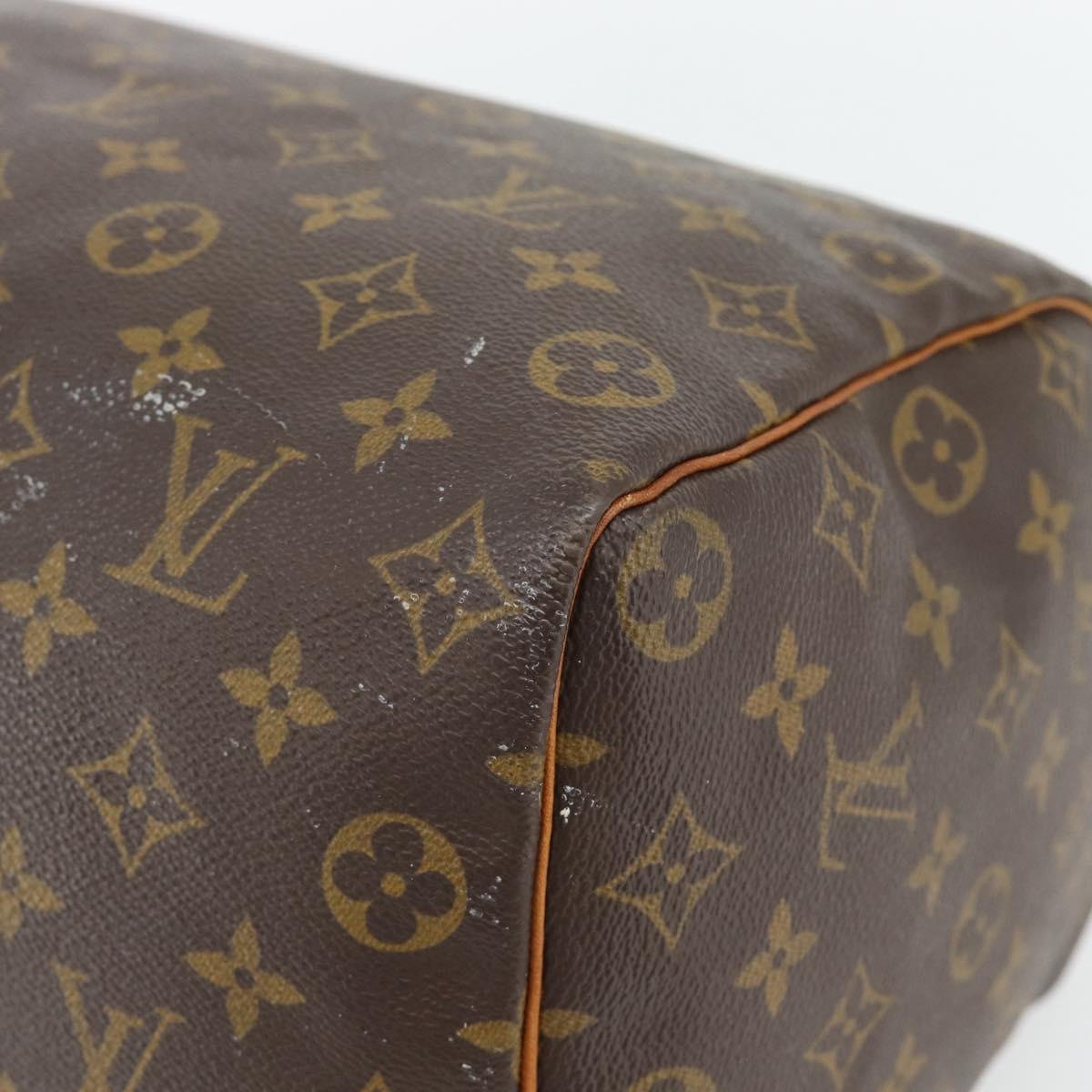 LOUIS VUITTON Monogram Speedy 35 Hand Bag M41524 LV Auth bs35199
