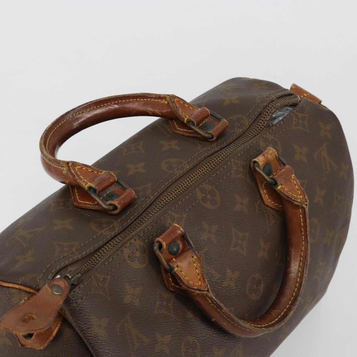 LOUIS VUITTON Monogram Speedy 30 Hand Bag M41526 LV Auth bs35201