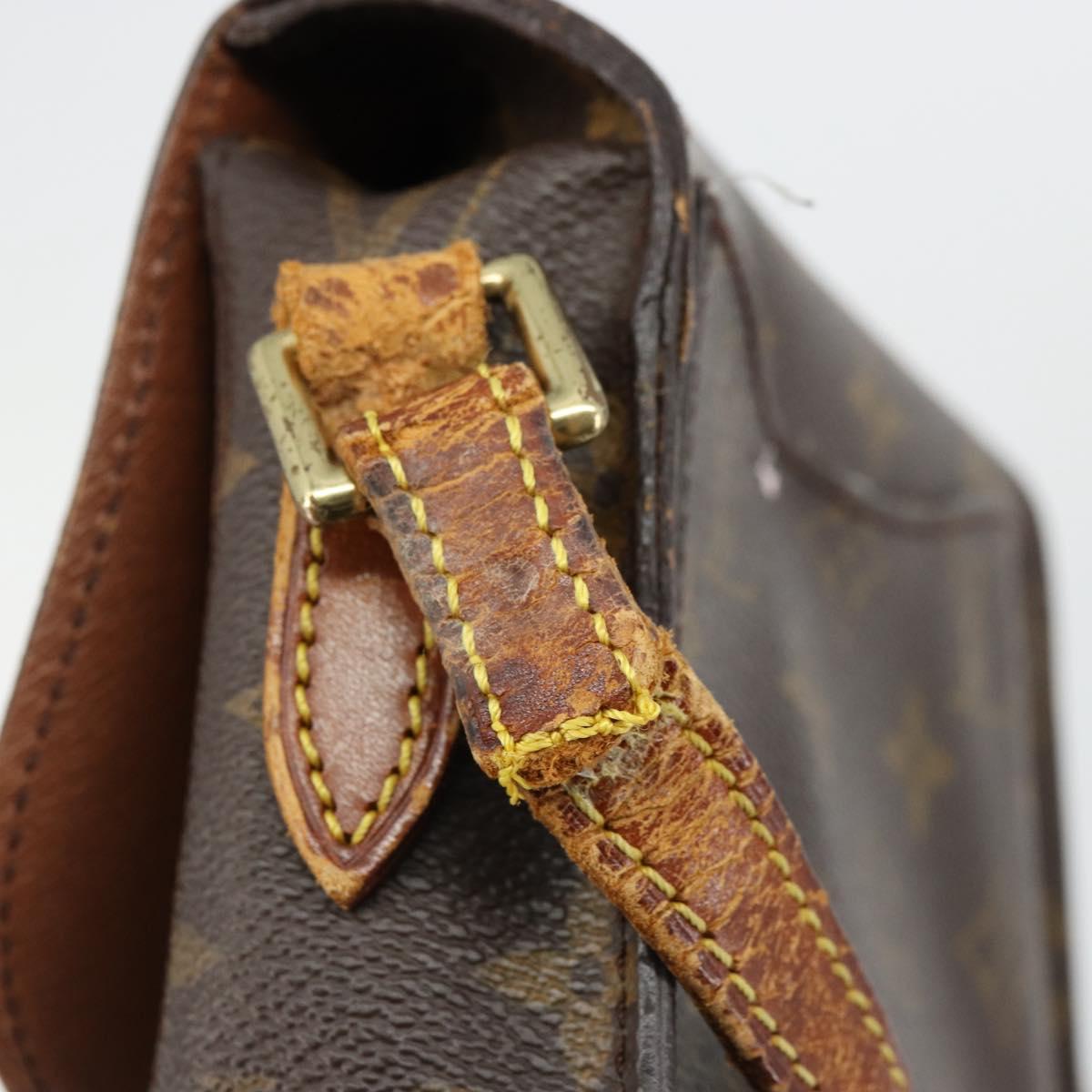 LOUIS VUITTON Monogram Saint Cloud PM Shoulder Bag M51244 LV Auth bs35203