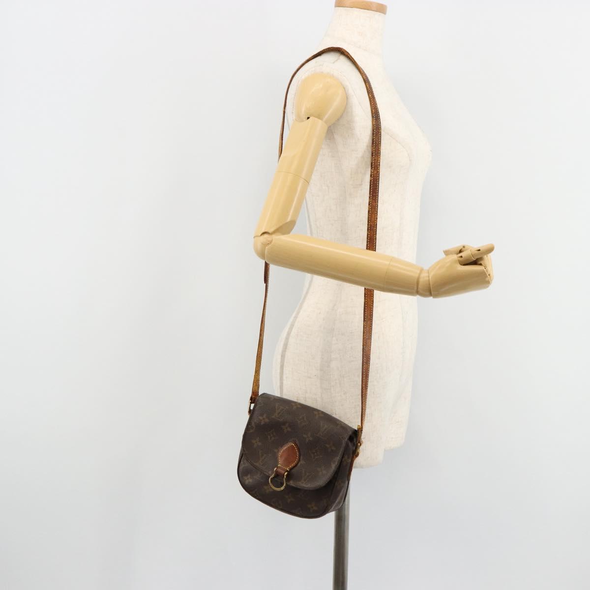 LOUIS VUITTON Monogram Saint Cloud PM Shoulder Bag M51244 LV Auth bs35203