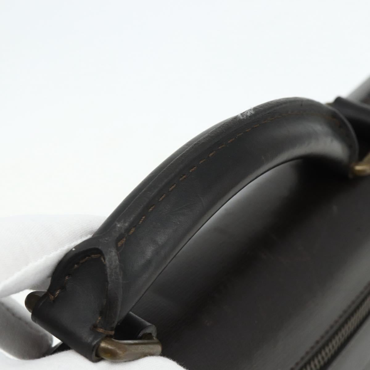 LOUIS VUITTON Utah Apash Briefcase Leather Brown M95452 LV Auth bs35204