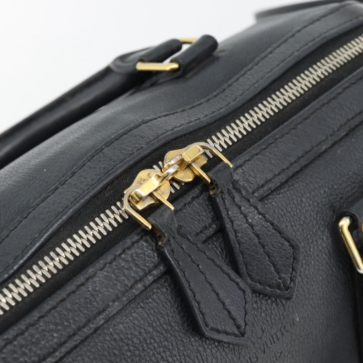 LOUIS VUITTON SC Bag PM Shoulder Bag Leather 2way Black M94694 LV Auth bs35210