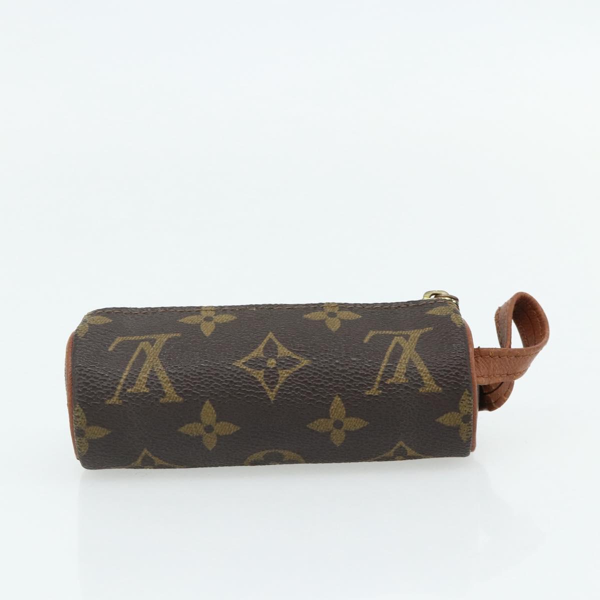 LOUIS VUITTON Damier Azur Monogram Taiga Pouch 3 Set Epicea LV Auth bs35222