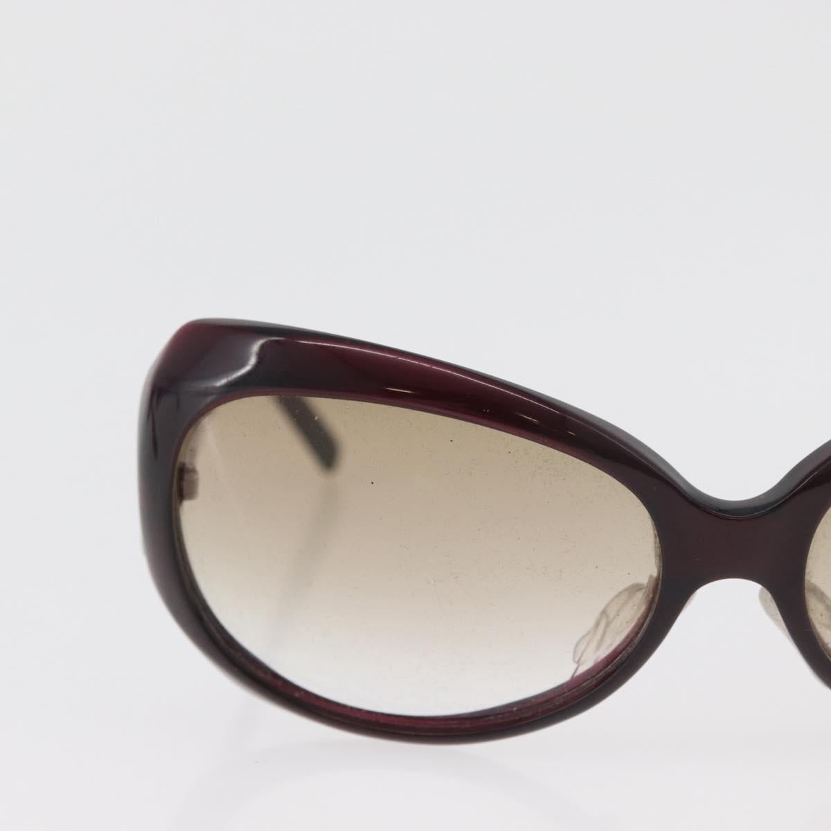PRADA Salvatore Ferragamo Sunglasses plastic 2 Set Brown Silver Auth bs35223
