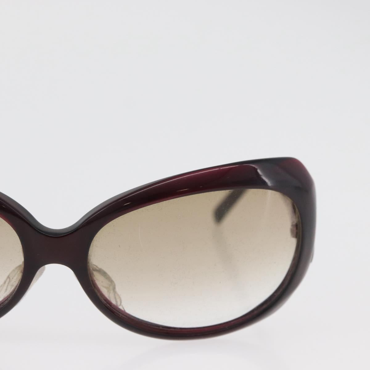 PRADA Salvatore Ferragamo Sunglasses plastic 2 Set Brown Silver Auth bs35223