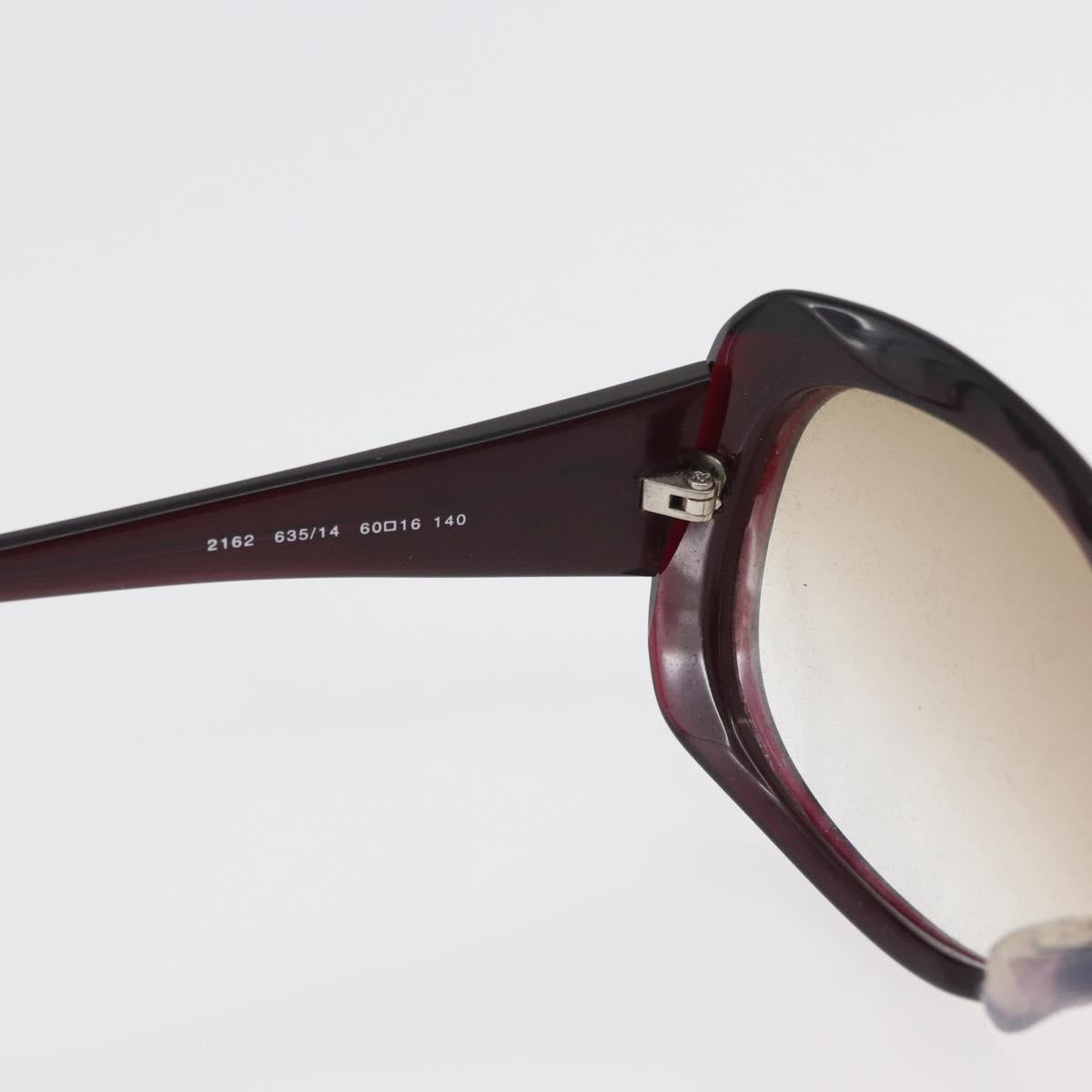 PRADA Salvatore Ferragamo Sunglasses plastic 2 Set Brown Silver Auth bs35223