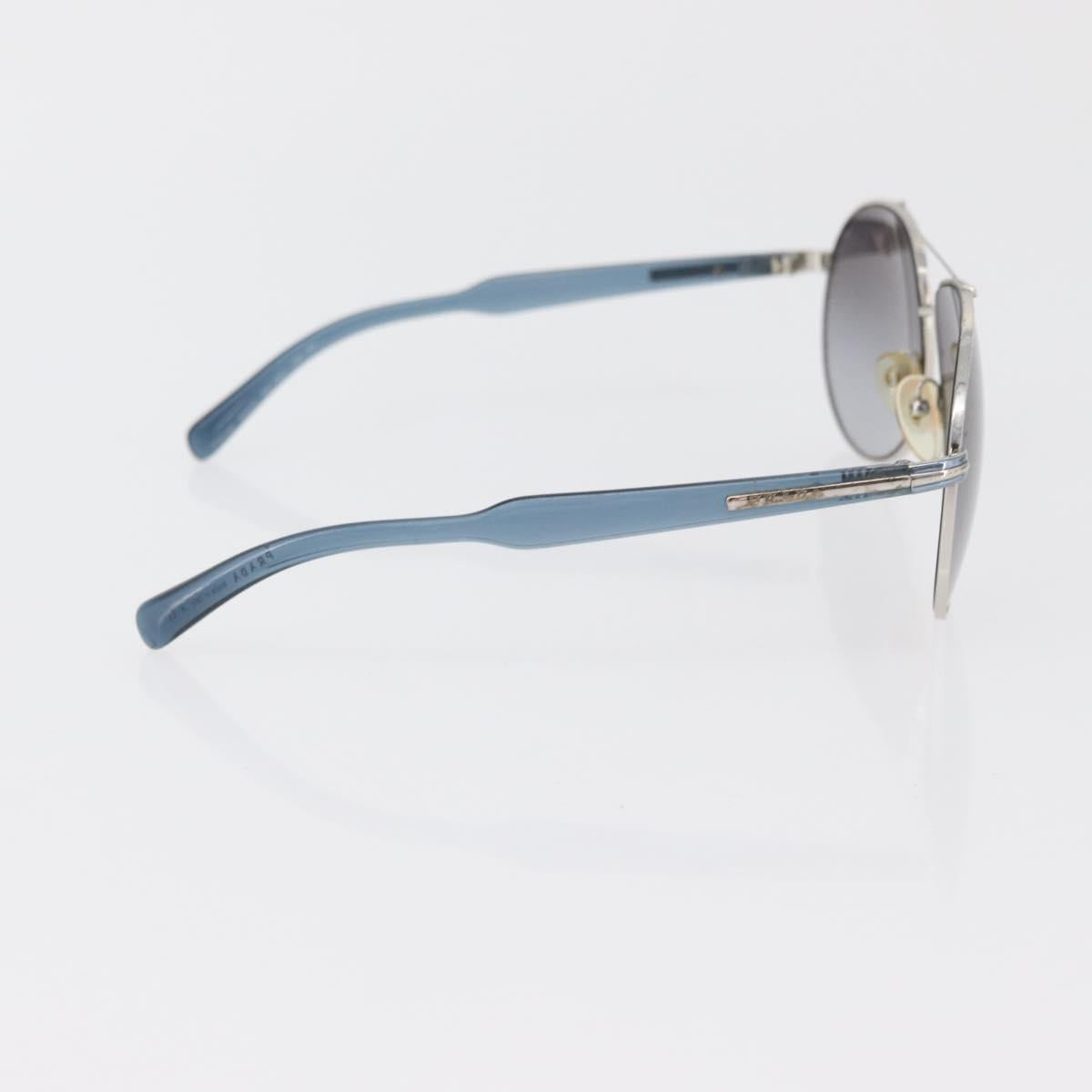 PRADA Salvatore Ferragamo Sunglasses plastic 2 Set Brown Silver Auth bs35223