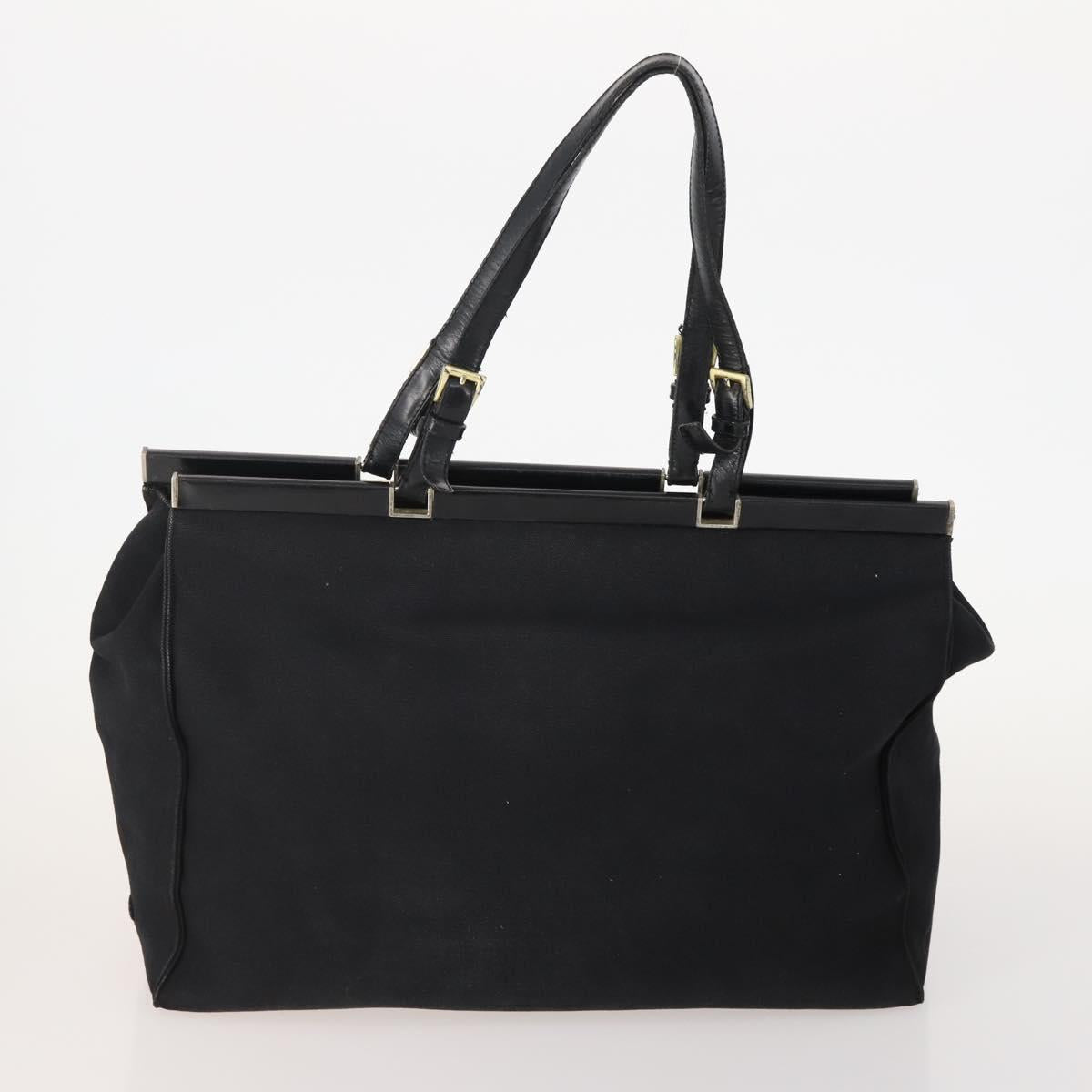 PRADA Shoulder Bag Nylon Canvas 3 Set Black Auth bs35224