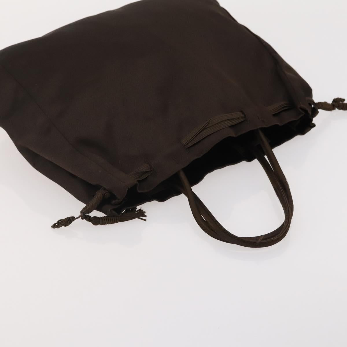 PRADA Shoulder Bag Nylon Leather 5 Set Black Navy Brown Auth bs35225