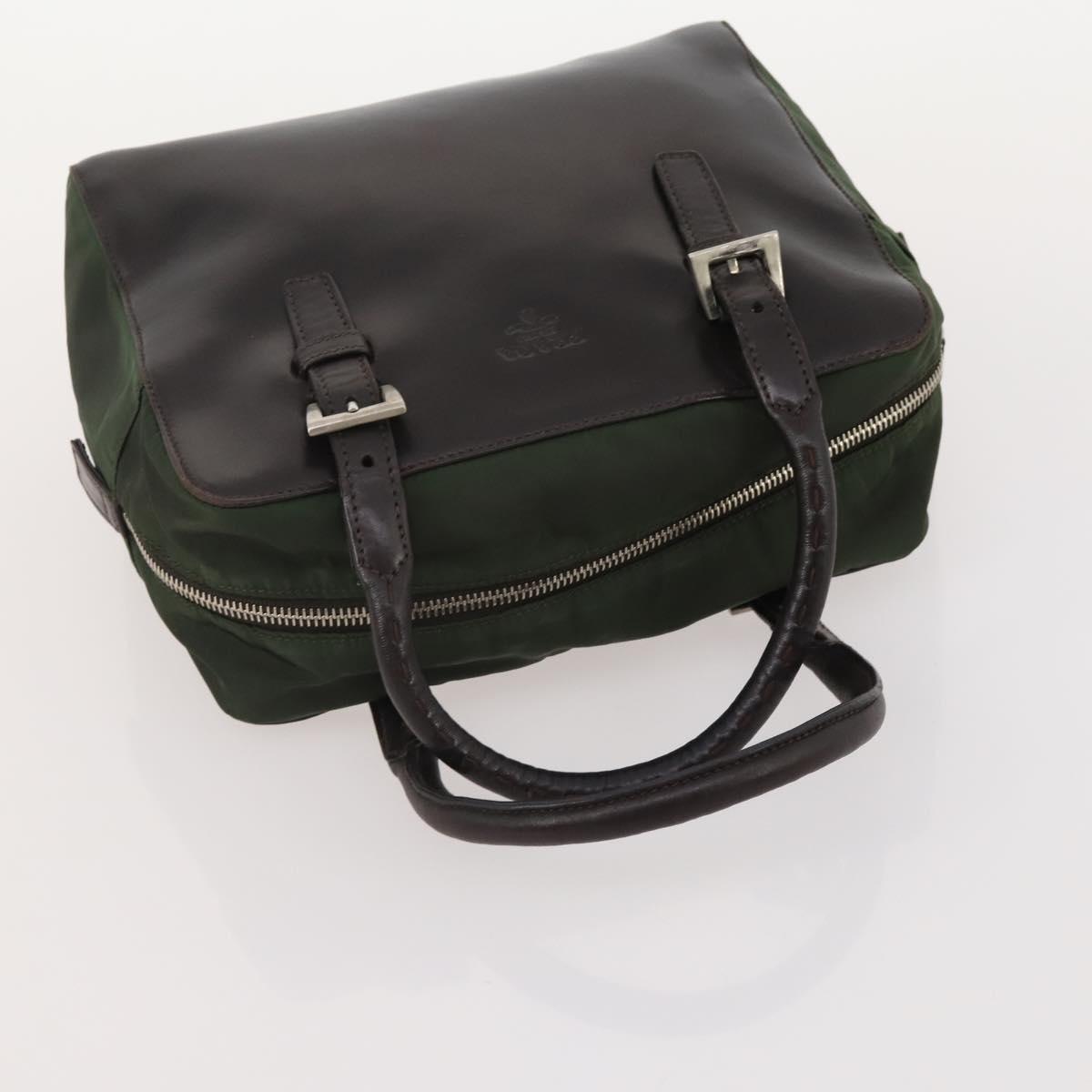 PRADA Shoulder Bag Nylon Leather 5 Set Black Navy Brown Auth bs35225