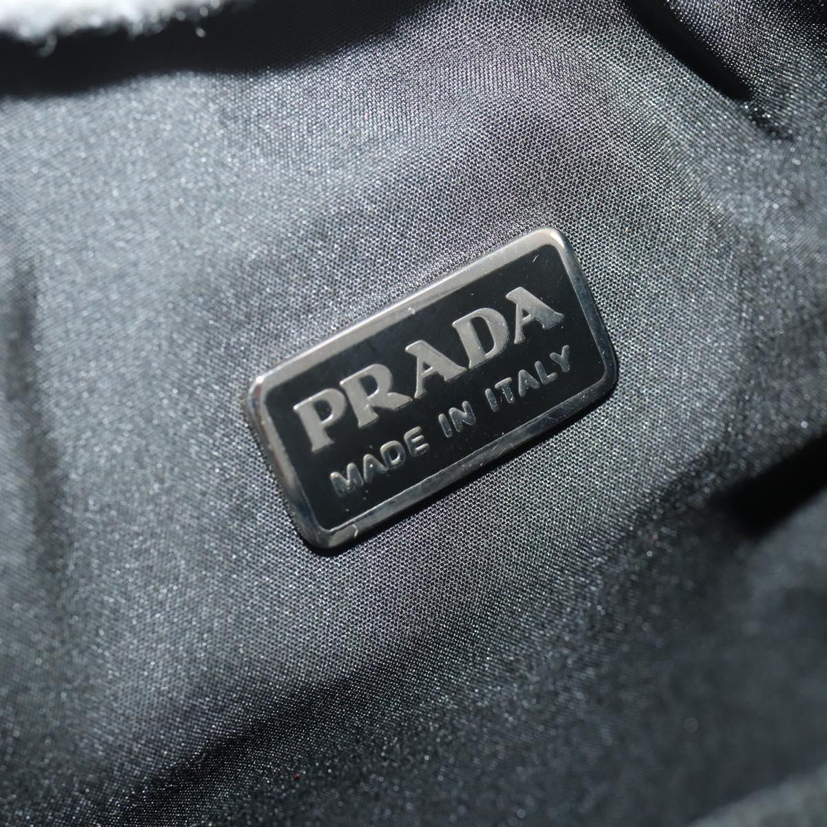 PRADA Sports Line Waist bag Nylon Black Auth bs35247A