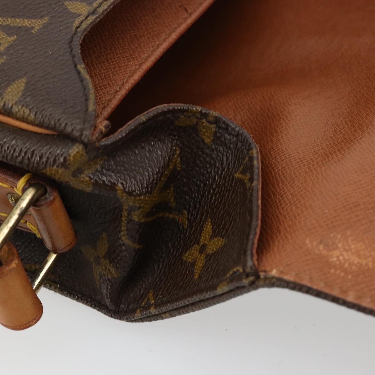 LOUIS VUITTON Monogram Cartouchiere MM Shoulder Bag M51253 LV Auth bs35264