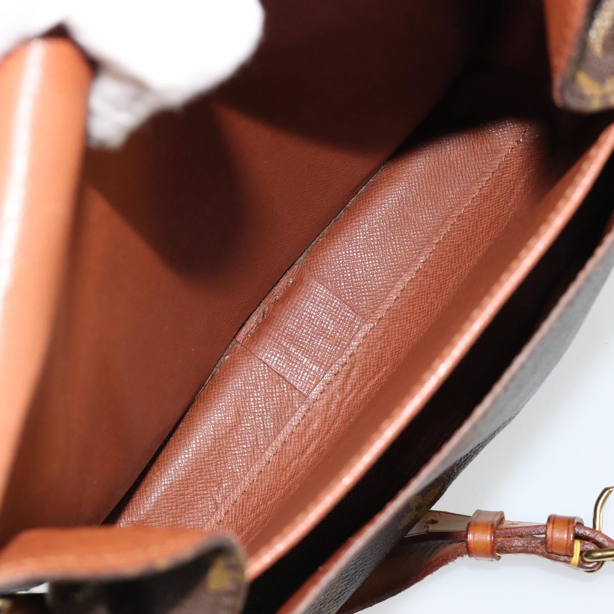 LOUIS VUITTON Monogram Cartouchiere MM Shoulder Bag M51253 LV Auth bs35264