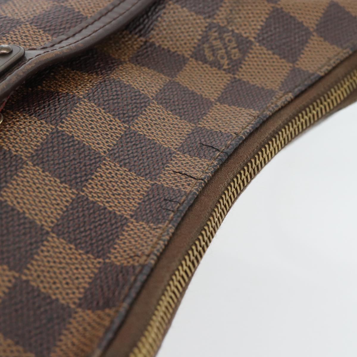 LOUIS VUITTON Damier Ebene Bloomsbury PM Shoulder Bag N42251 LV Auth bs35283