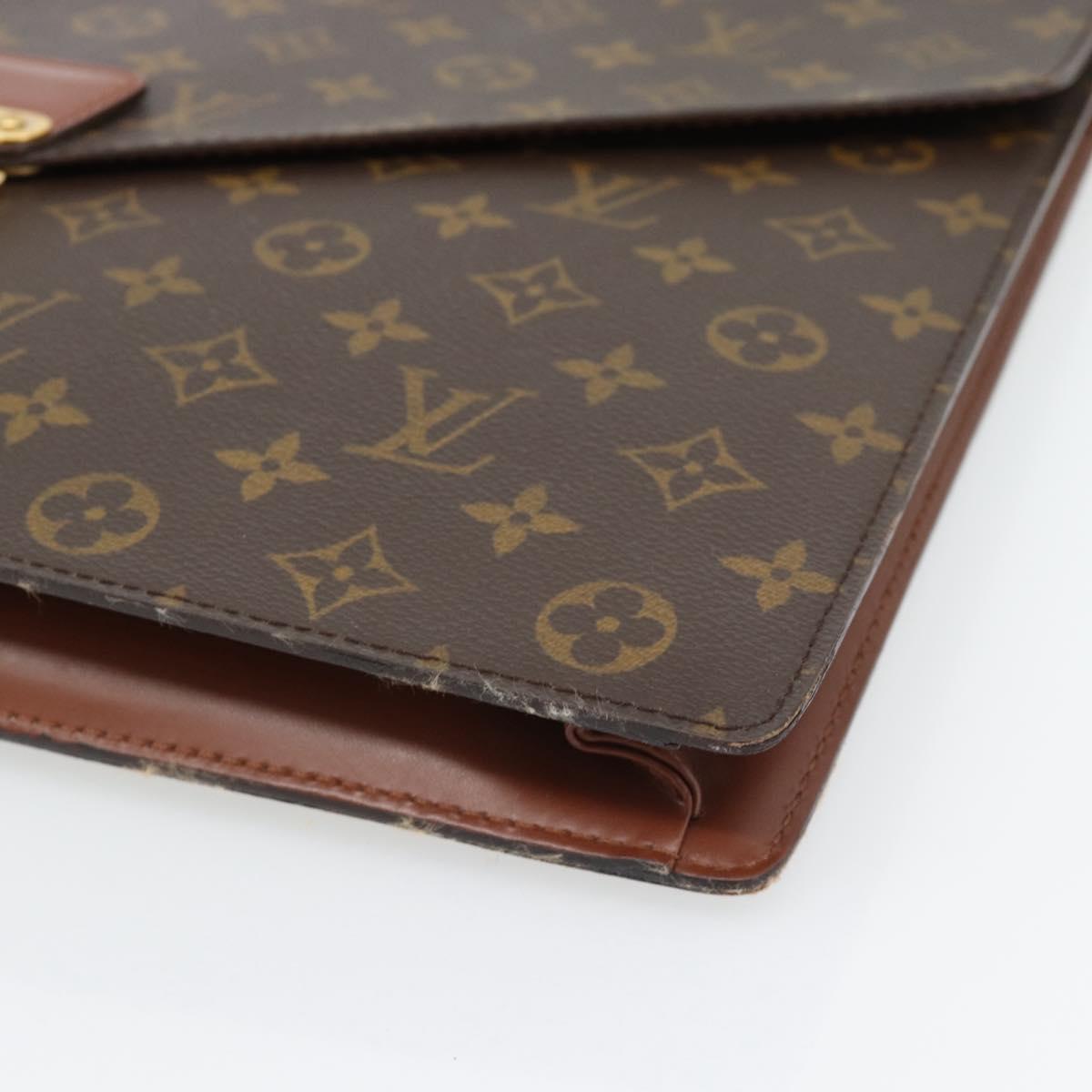LOUIS VUITTON Monogram Porte Documents Bandouliere Bag M53338 LV Auth bs35313