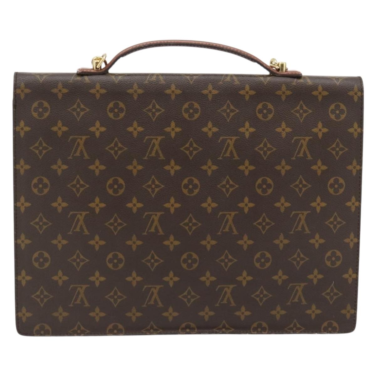 LOUIS VUITTON Monogram Porte Documents Bandouliere Bag M53338 LV Auth bs35313